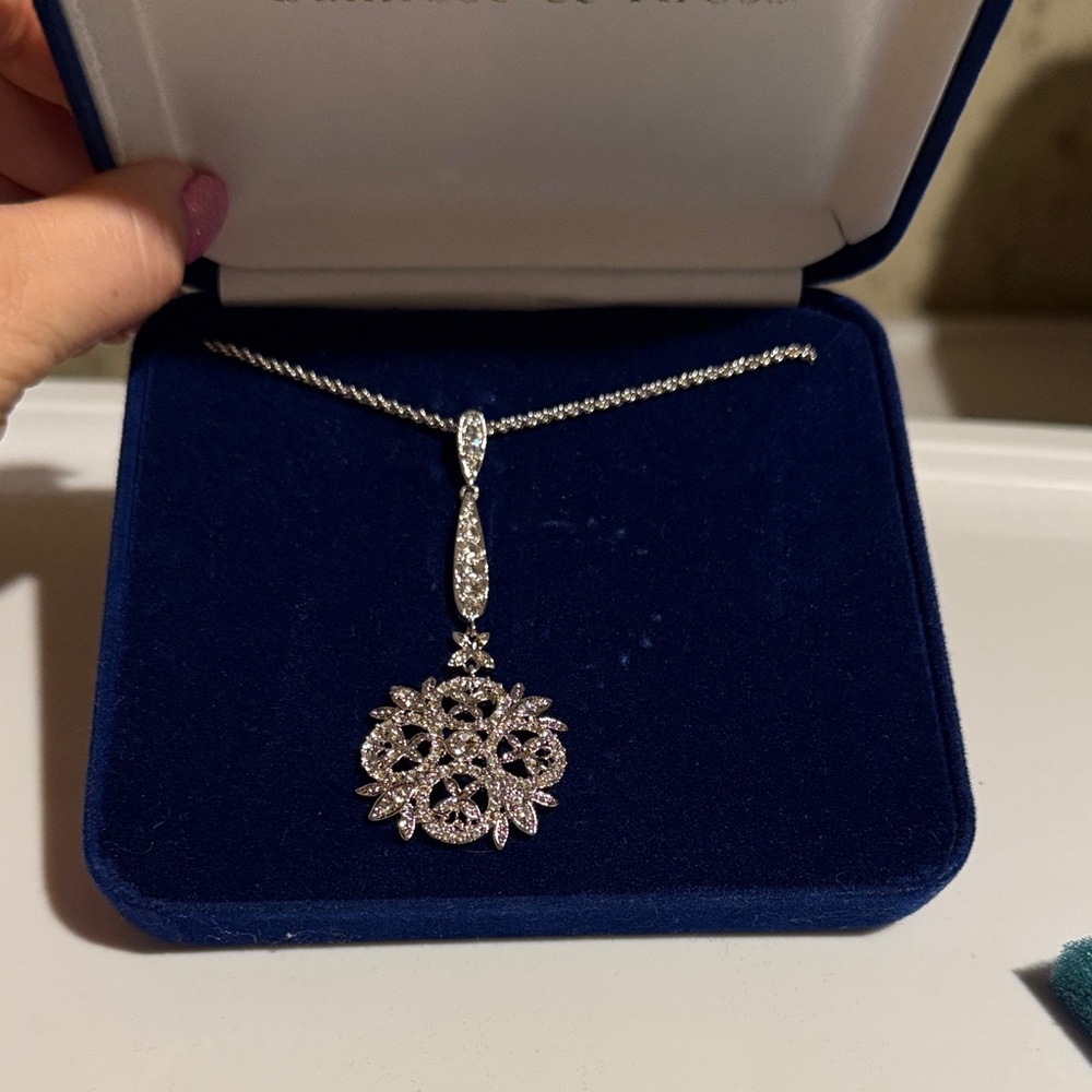 Intricate Silver Pendant Necklace